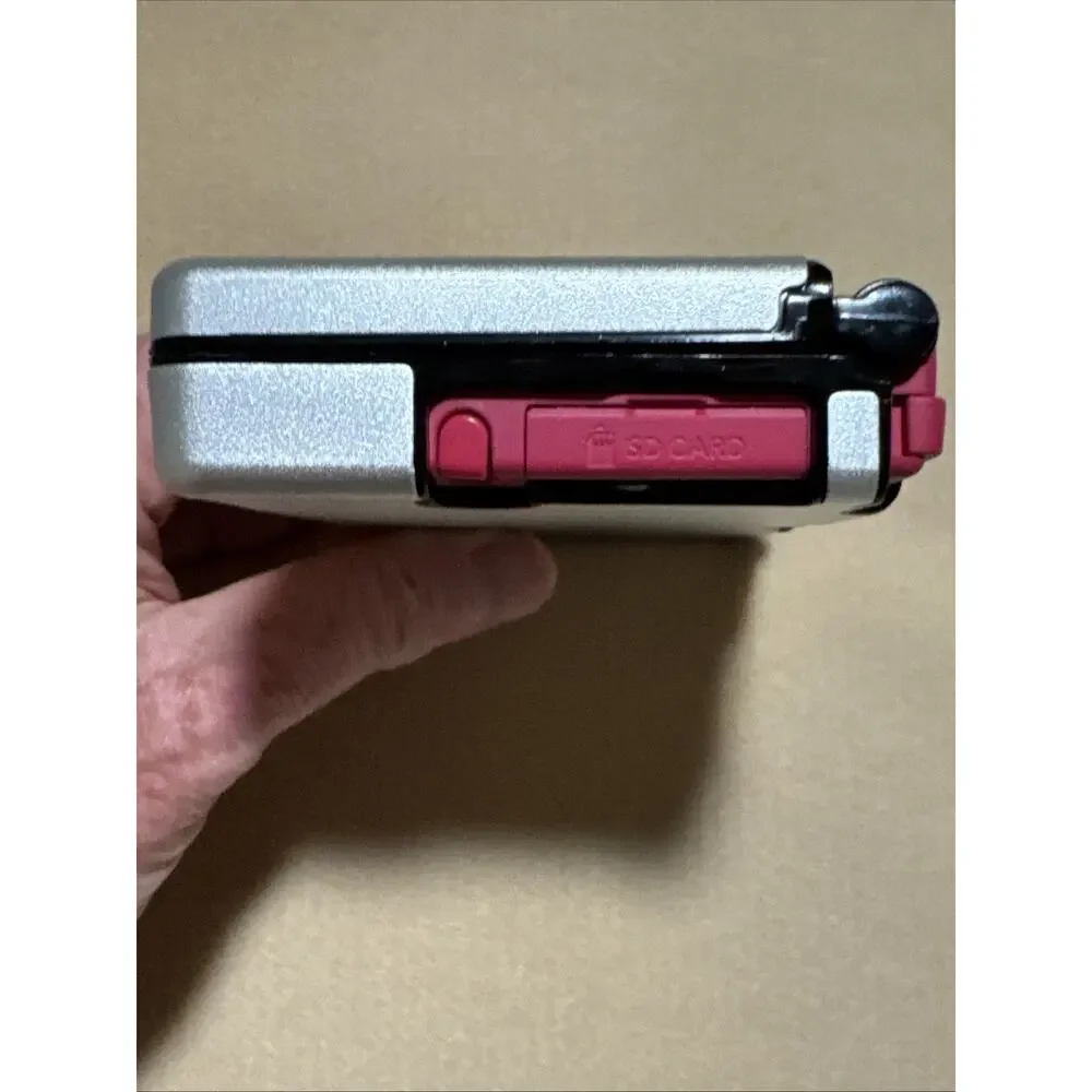 TESTED Nintendo DSi Hot Pink W/ Charger,DSI Armor, Case, Pink Stylus & 4 Games